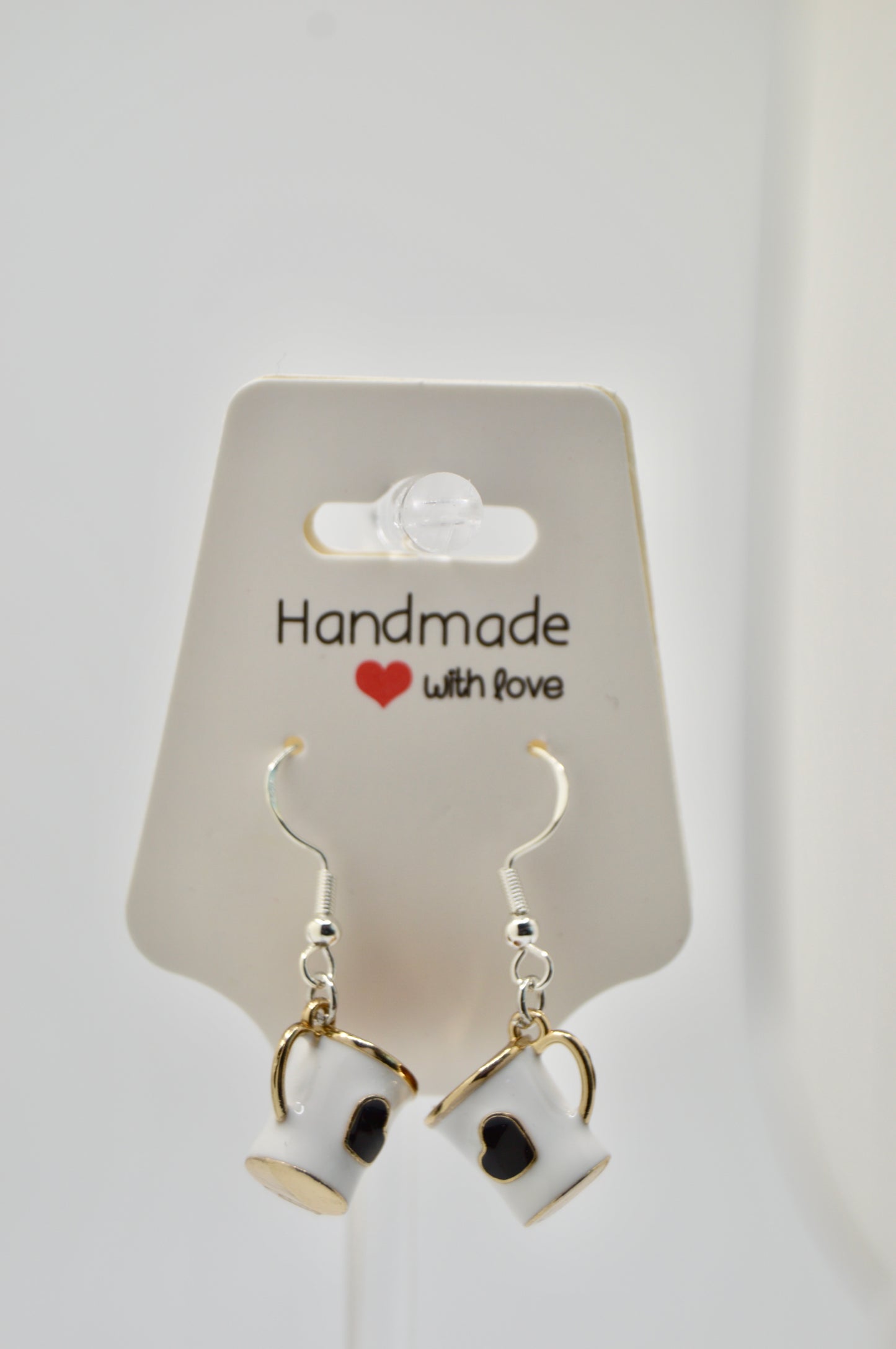 Coffee mug earrings