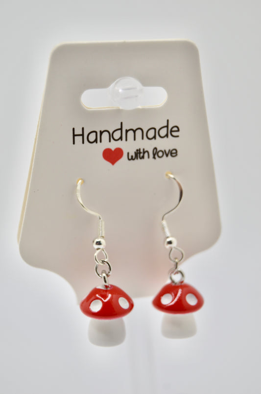 Mushroom Earrings
