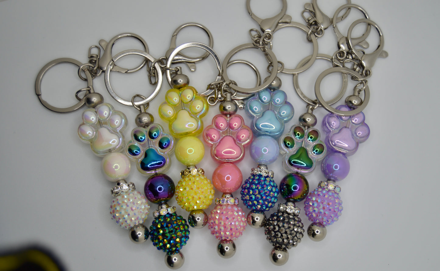 Paw Print Keychain