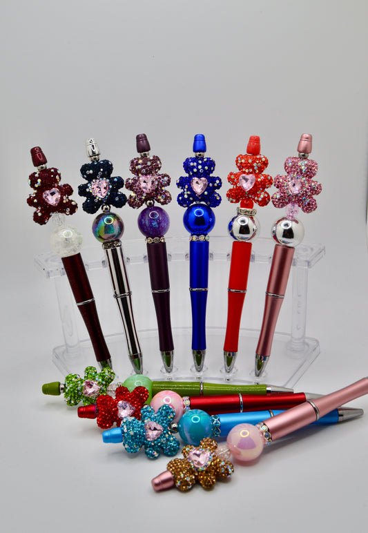 Rhine Stone Bear Pens